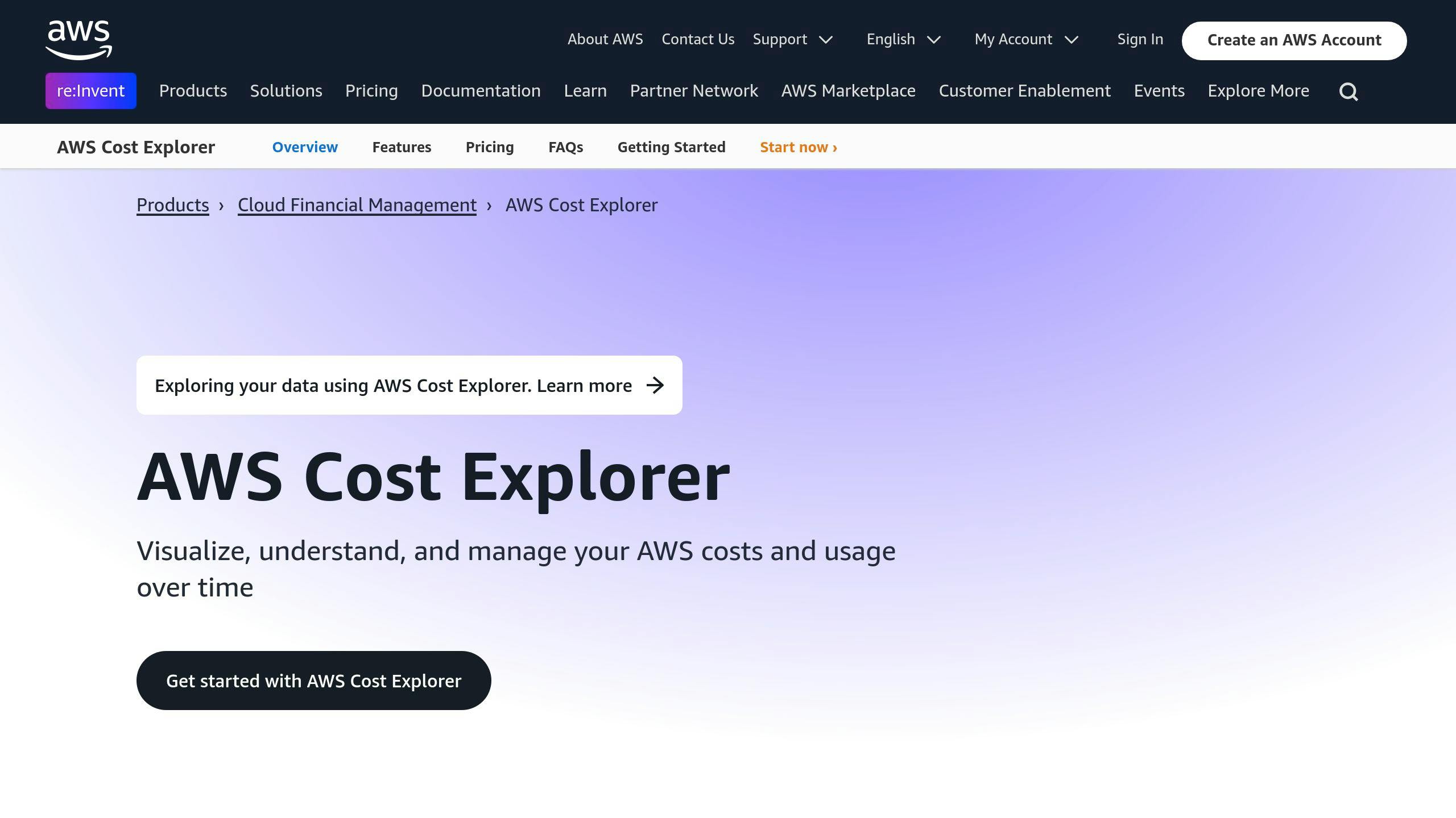 AWS Cost Explorer